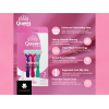 QUEEN VELVETY 3 BLADES RAZORS PACK 3 RAZORS FOR WOMEN